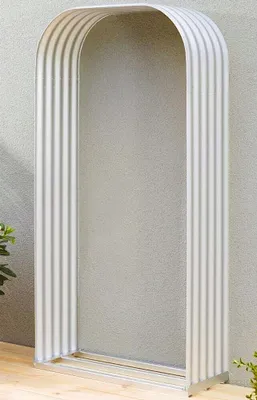 Produktbild von Kaminholzregal Ardor 401, hoch, blank