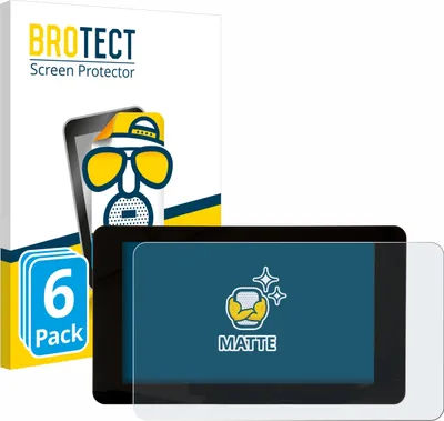 Produktbild von 6x BROTECT Schutzfolie für Raspberry Pi Touchscreen 7" Displayschutz Displayschutzfolie Folie Matt Entspiegelungsfolie