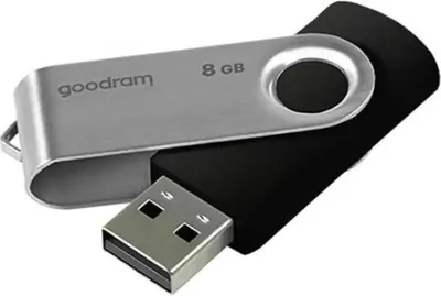 Image de Clé USB Goodram UTS2 8 Go USB Type-A 2.0 Noir/Argent