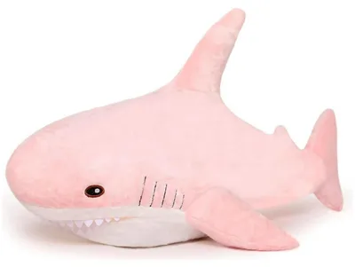 Image de Peluche baleine, coussin d'embrassades, rose, 40 cm
