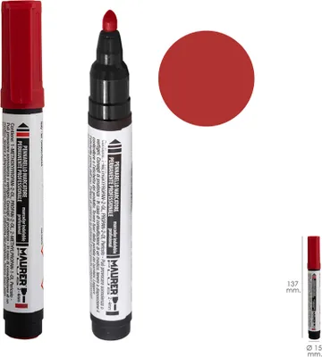 Produktbild von Roter professioneller Permanentmarker