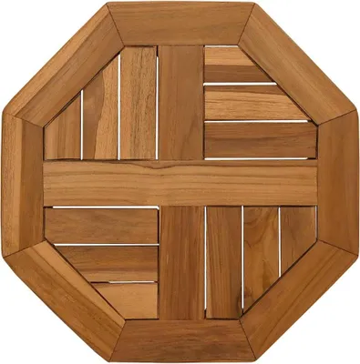 Produktbild von vidaXL Tischplatte 40x40x2,5 cm Achteckig Massivholz Teak