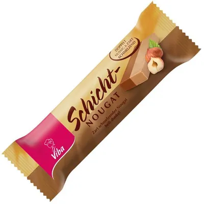Produktbild von Viba Schicht-Nougat-Riegel, 40g