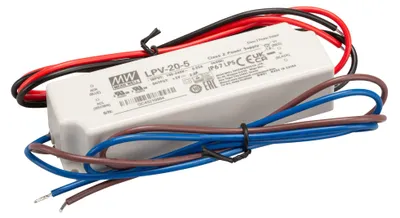 Produktbild von MEANWELL LPV-20-5 Installationsnetzteil 15W 5V DC