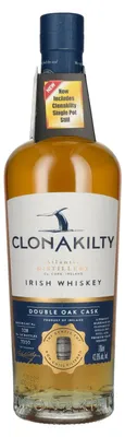 Produktbild von Clonakilty Irish Whiskey SINGLE BATCH Double Oak Finish 43,6% Vol. 0,7l