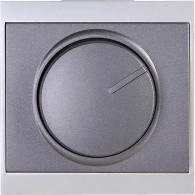 Produktbild von Kopp Abdeckung für Druck- Wechseldimmer Malta, anthrazit, 312315188