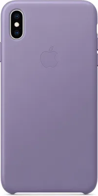 Image de Coque arrière en cuir pour Apple iPhone Xs Max - Lila
