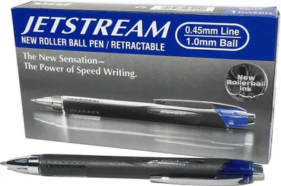 Zdjęcie produktu dla Biros z płynnym tuszem Uni-Ball Rollerball Jetstream SXN-210 Blue 12 szt