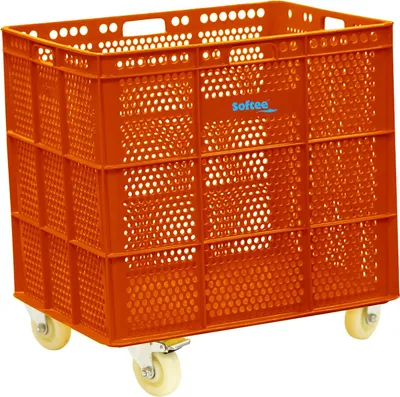 Immagine prodotto di Cesto InPoliuretanoCon Ruote Naranja - 1