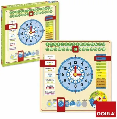 Immagine prodotto di Orologio calendario Lernspiel Goula
