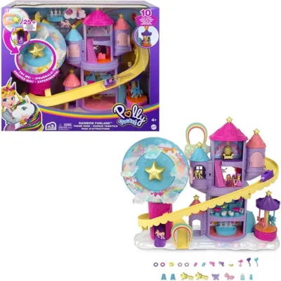 Obrázok produktu pre Polly Pocket GYK44, Akčný / Dobrodružný, 4 rok / roky, LR44, Viacfarebný, Plast