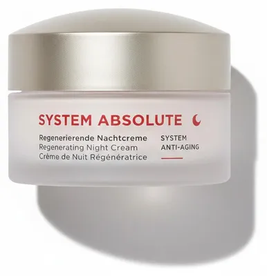 Zdjęcie produktu dla Annemarie Börlind System Absolute Regenerating Night Cream, Krem na noc, Kobiety, Skóra sucha, Skóra dojrzała, Twarz, Ujędrniający, Odżywiający, Regeneracja, 50 ml