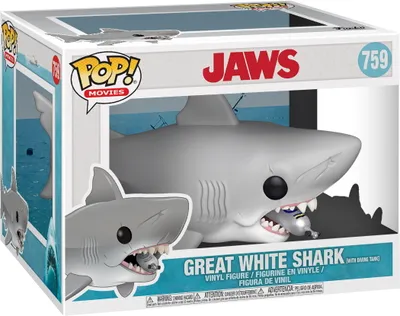 Produktbild von Jaws - Great White Shark with Diving Tank 759 - Funko Pop! - Vinyl Figur