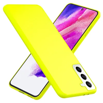 Zdjęcie produktu dla NALIA Kolorowe neonowe etui silikonowe do Samsung Galaxy S21 FE żółty