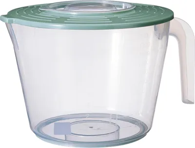 Image de Bol de mélange Excellent Houseware, polypropylène, 2 l, transparent/vert