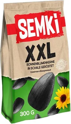 Produktbild von SEMKI XXL Sonnenblumenkerne in Schale geröstet 300g