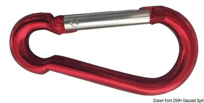 Zdjęcie produktu dla Karabińczyk ze stopu lekkiego 80 mm Osculati 09.183.08