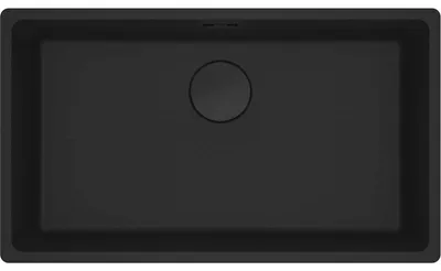 Produktbild von Franke Maris Flächenbündige Spüle Fragranitbecken MRG 210-72 Black Matt Handbedienung  ab 80 cm 135.0683.046 - inkl.