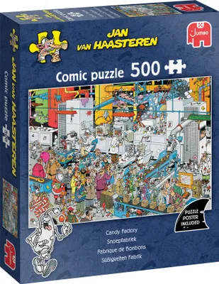 Produktbild von Jan van Haasteren - Süßigkeiten Fabrik - 500 Teile, 500 Stück(e), Humor, 12 Jahr(e)