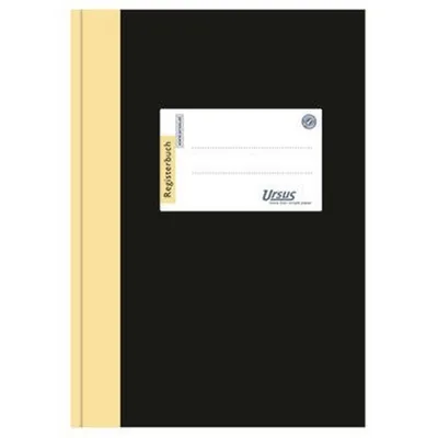 Produktbild von Ursus® Green 608377 Registerbuch - A5, 96 Blatt, 80 g/qm, 10 mm liniert