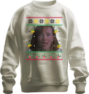 Produktbild von Kate Kevin Allein Zuhause Mutter - Ugly Christmas Sweater Weihnachten Uni Sweatshirt Pullover, Natur, 3XL