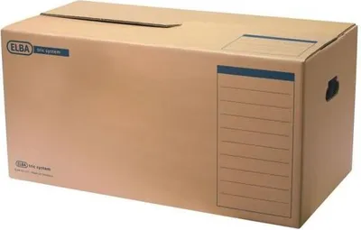 Immagine prodotto di ELBA Umzugskarton tric system mit Archivaufdruck naturbraun