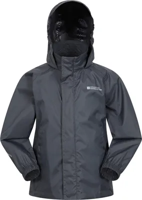 Immagine prodotto di Mountain Warehouse - Giacca "Pakka II", impermeabile per bambini MW1560 (140) (Nero)