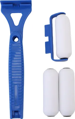 Immagine prodotto di Applicatore di lozione per la schiena, pieghevole, a lunga portata, manico pieghevole, rullo, manico antiscivolo, protezione solare, protezione solare con 3 rulli