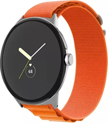 Produktbild von Strap-it Alpine Nylonband - passend für Google Pixel Watch 3 - 45mm (orange)