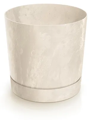 Zdjęcie produktu dla Doniczka TUBO P efekt betonu 11 cm kremowa