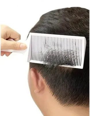 Obrázok produktu pre Hrebeň na strihanie vlasov, ohnutý polohovací hrebeň, vhodný na domáce použitie, 1 ks.