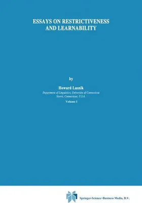 Obrázek produktu pro Essays on Restrictiveness and Learnability