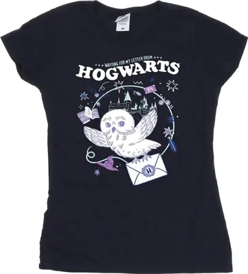 Produktbild von Harry Potter - "Letter From Hogwarts" T-Shirt für Damen BI24046 (M) (Marineblau)