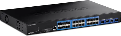 Immagine prodotto di TrendNet TL2-F70284 TRENDnet 28-Port Layer 2 Managed SFP Switch with 10G SFP+