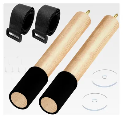 Produktbild von Wandhalterung für Fahrräder aus Holz, mit 22 kg Tragkraft, geeignet für Rennräder, MTB und E-Bikes (30CM)