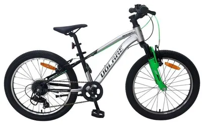 Produktbild von Volare Boost Kinderfahrrad - 26 Zoll - 21 Gänge - Silber/Grün