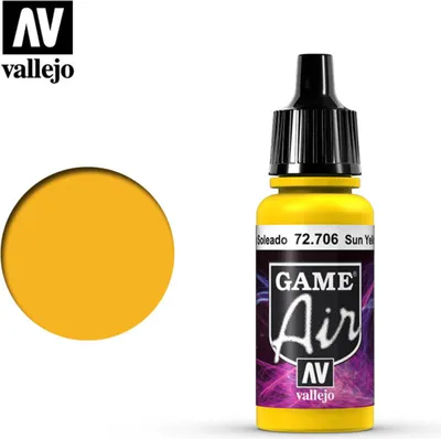 Vallejo Game Air Sunblast Yellow 17 ml Airbrush Farbe