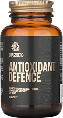 Produktbild von Grassberg Antioxidant Defence (60 Caps) Unflavoured - Vitamine, Mineralien & Gesundheit - Vitamine & Mineralien-Komplex