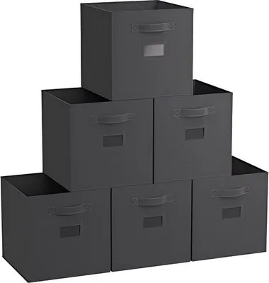 Produktbild von Graue Aufbewahrungsbox 27x27x28cm Organizer