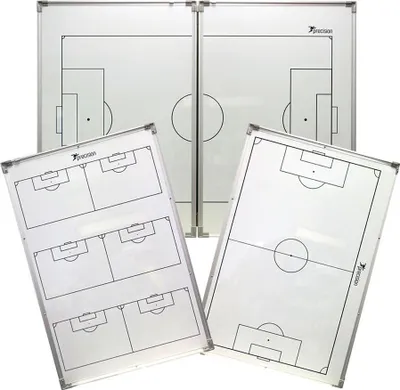 Obrázok produktu pre Trénerská doska Futbal 90 x 120 cm magnetická biela 30-dielna
