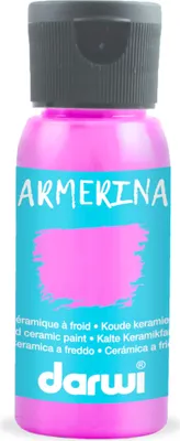 Produktbild von Darwi 4x DARWI Kalte Keramikfarbe, Flasche 50ml, Rosa - Rosa DA0380050475C