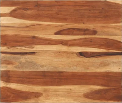 Produktbild von The Living Store Tischplatte Massivholz Palisander 15-16 mm 70×80 cm