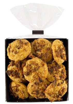 Produktbild von Herzhafte Käsegebäcke mit aromatischen Röstzwiebeln, 100g