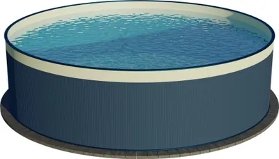 Produktbild von Bazén s oceľovou stenou CF samotný bazén 350 x 90 cm bez príslušenstva antracit/pieskový