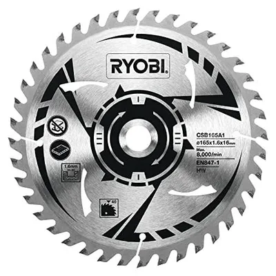 Immagine prodotto di Lama RYOBI 165 mm per sega circolare a batteria CSB165A1