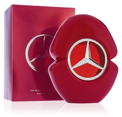 Productafbeelding van Mercedes-Benz Woman In Red, voor dames, 30 ml, vloeiparfum, met tonen van mandarijn, jasmijn en kasjmierhout