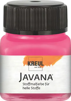 Zdjęcie produktu dla Kreul Javana Farba do tkanin Pink 20 ml 1 szt.