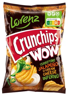 Immagine prodotto di Lorenz Crunchips WOW Jalapeno & Cream Cheese
