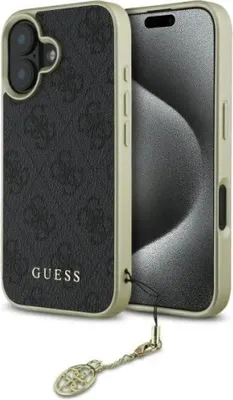Immagine prodotto di Guess Guhcp16Sgf4Ggr Iphone 16 6.1 Czarny/Nero Custodia rigida 4G Collezione Charms