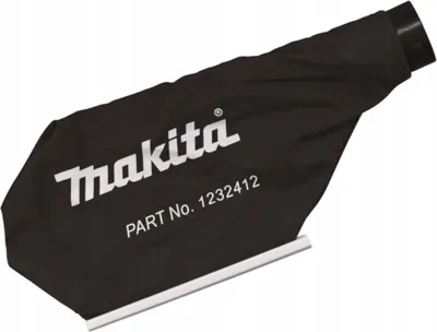 Zdjęcie produktu dla Makita 123241-2, Worek na kurz, Czarny, 1 szt.